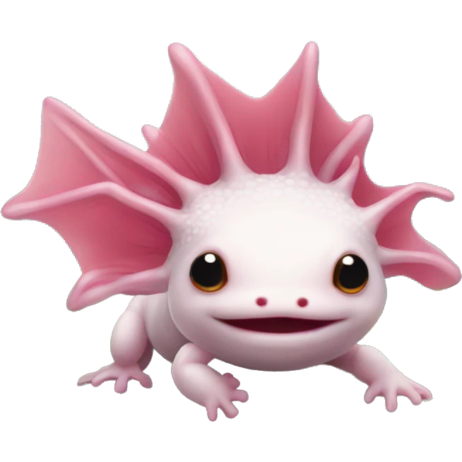 very cute axolotl 4k ultra HD  emoji