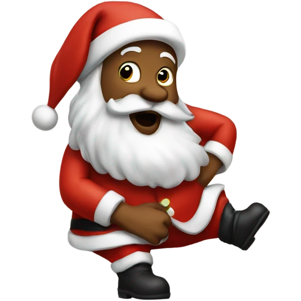 santa farting emoji
