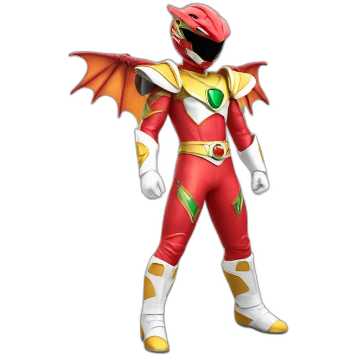dragon power ranger full body emoji