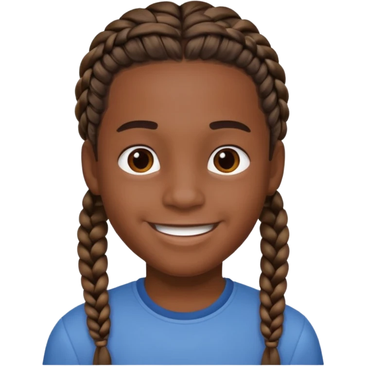Wensday Boy with braids emoji