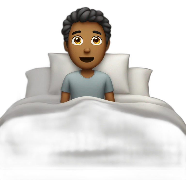 man waking up at 4am emoji