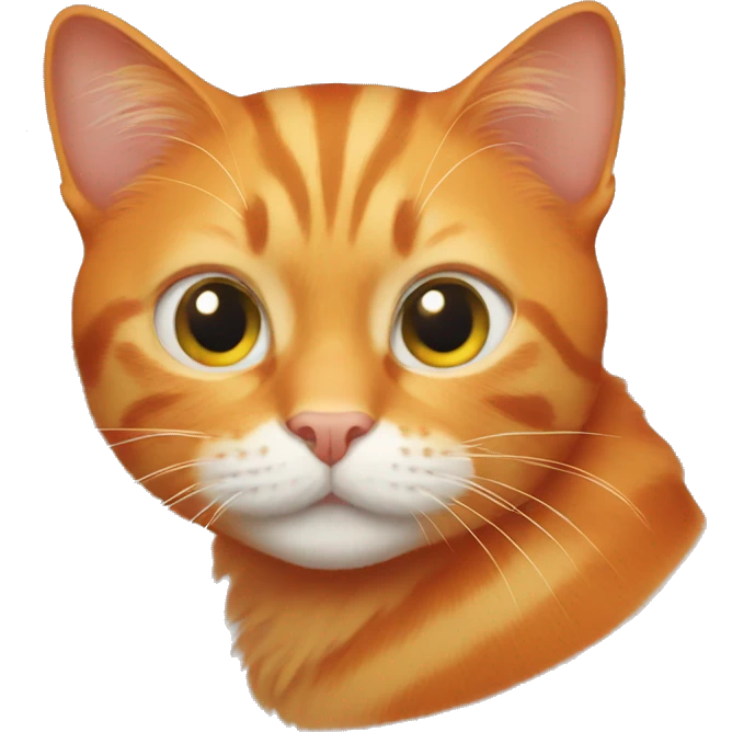 Orange cat  emoji