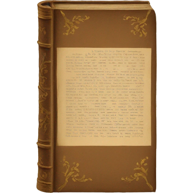Vintage book emoji