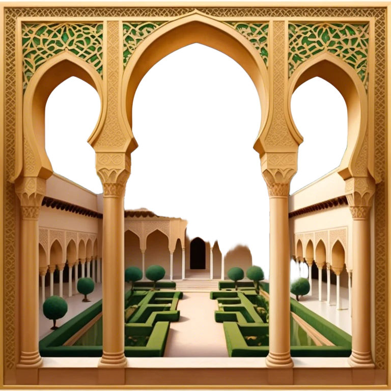 ​Cinematic Realistic Alhambra, depicted as a panoramic, zoomed-out view of the entire majestic Moorish palace complex with intricate arches, expansive courtyards, and lush gardens, bathed in soft golden lighting that highlights its opulent historical beauty, emoji