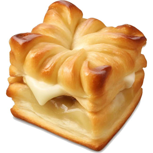 1 Square Pastry Apple danish  emoji