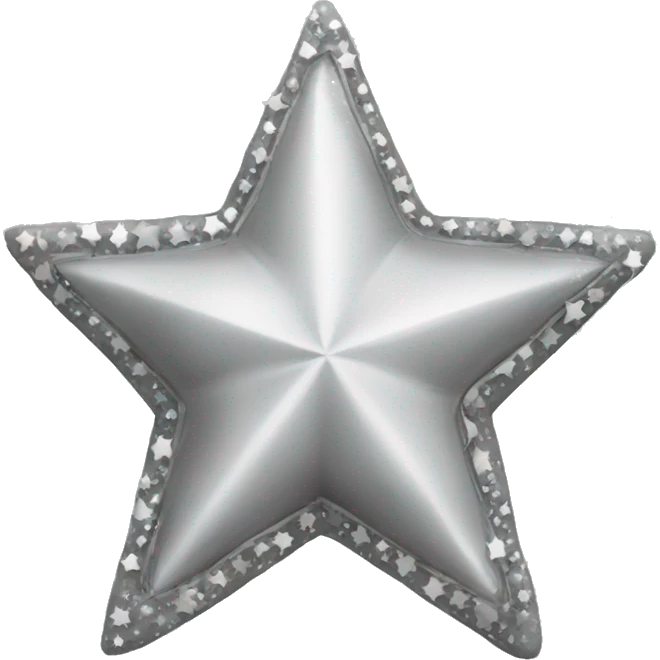 christmas decoration star grey emoji
