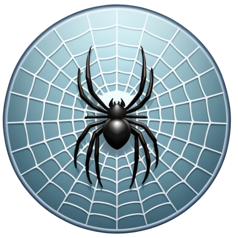 spider's web in the corner of the frame emoji