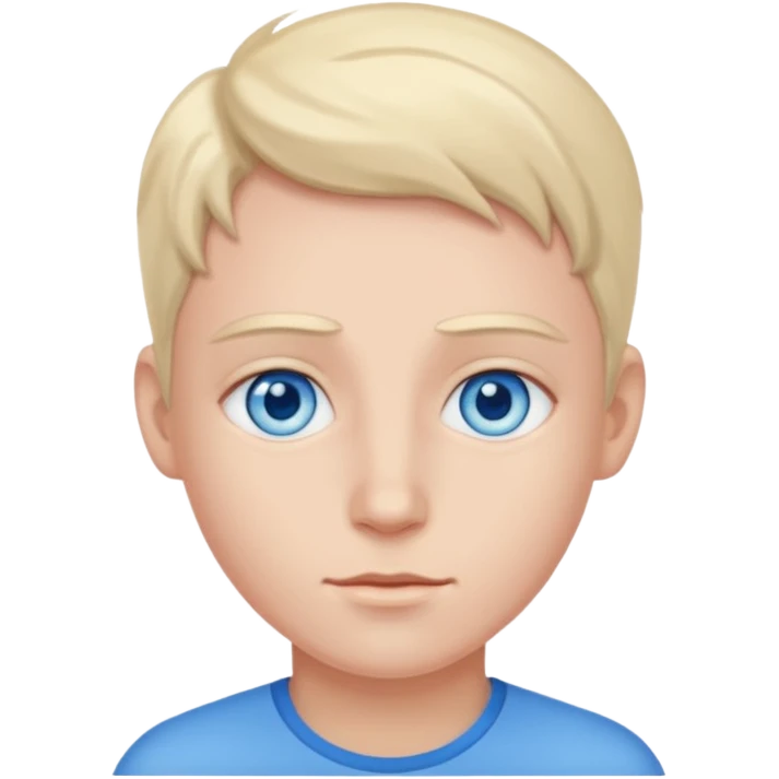 change eyes to blue emoji