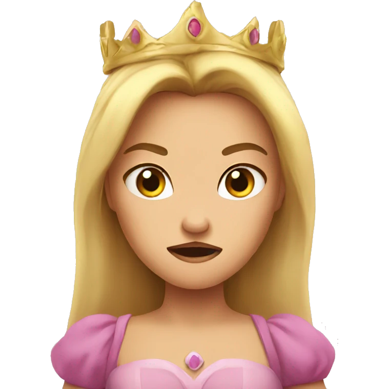 princess angry emoji