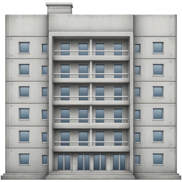 Soviet-era panel house 5 floor emoji