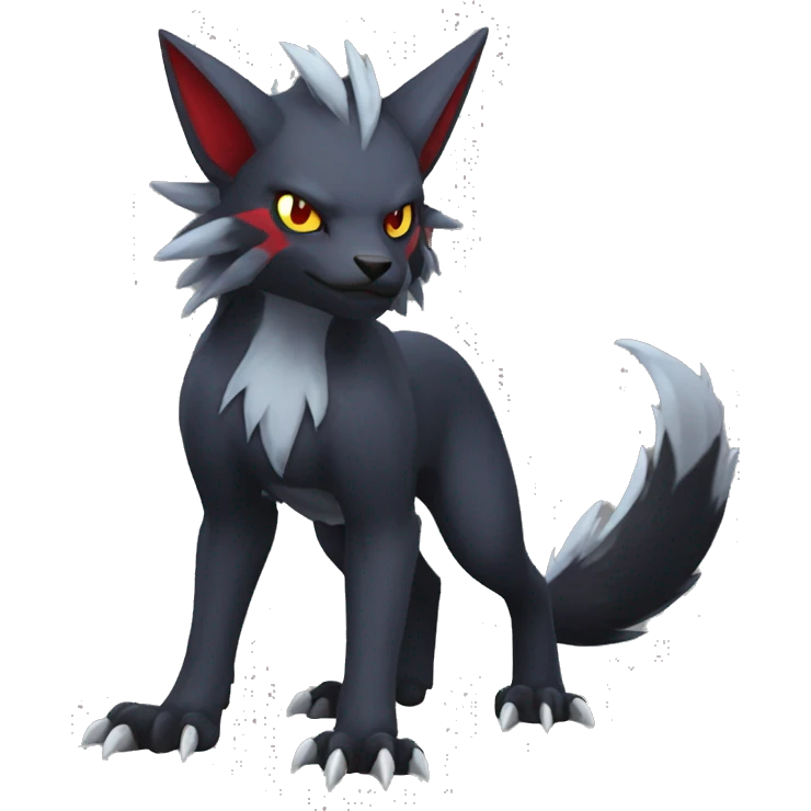 Nargacuga-Litten-Zoroark full body emoji