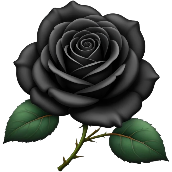 black rose emoji