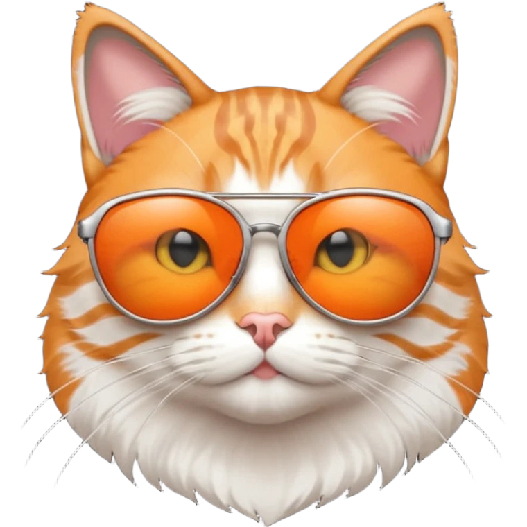 Cat wearing sunglasses emoji