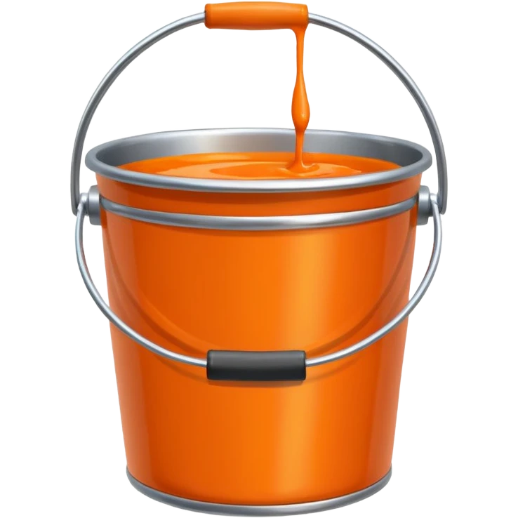  orange paint bucket emoji