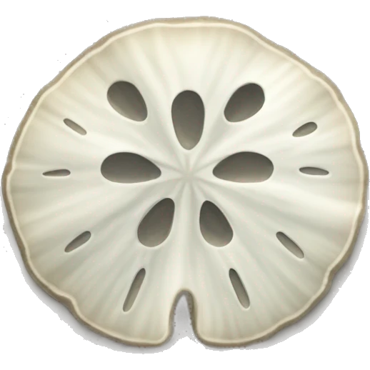 Sand dollar emoji