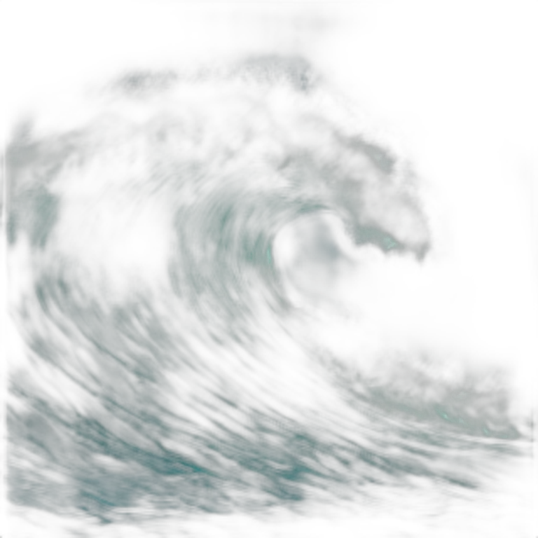 large wave emoji