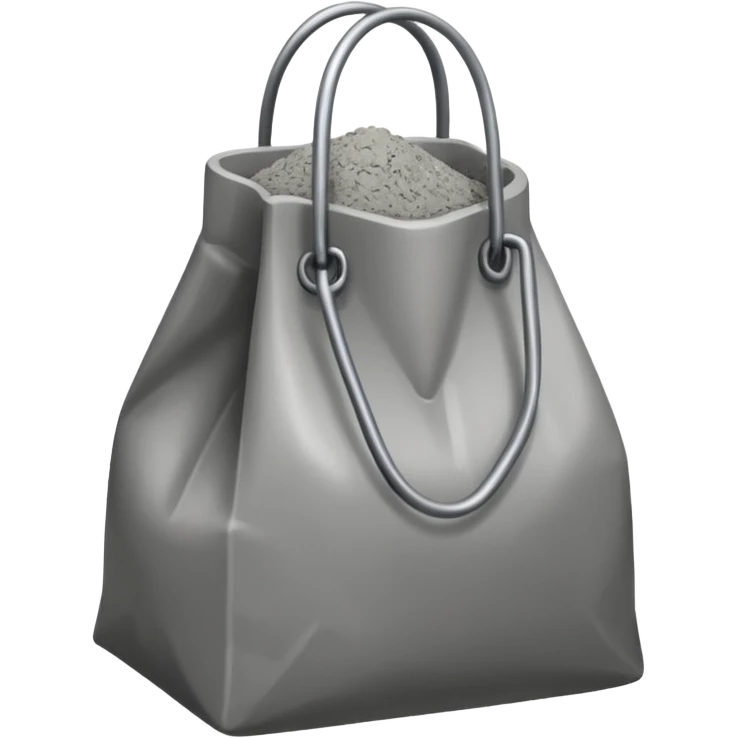 bag of concrete mix emoji