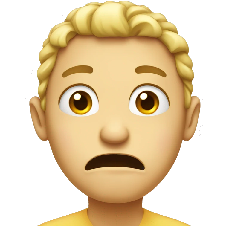 nervous face emoji