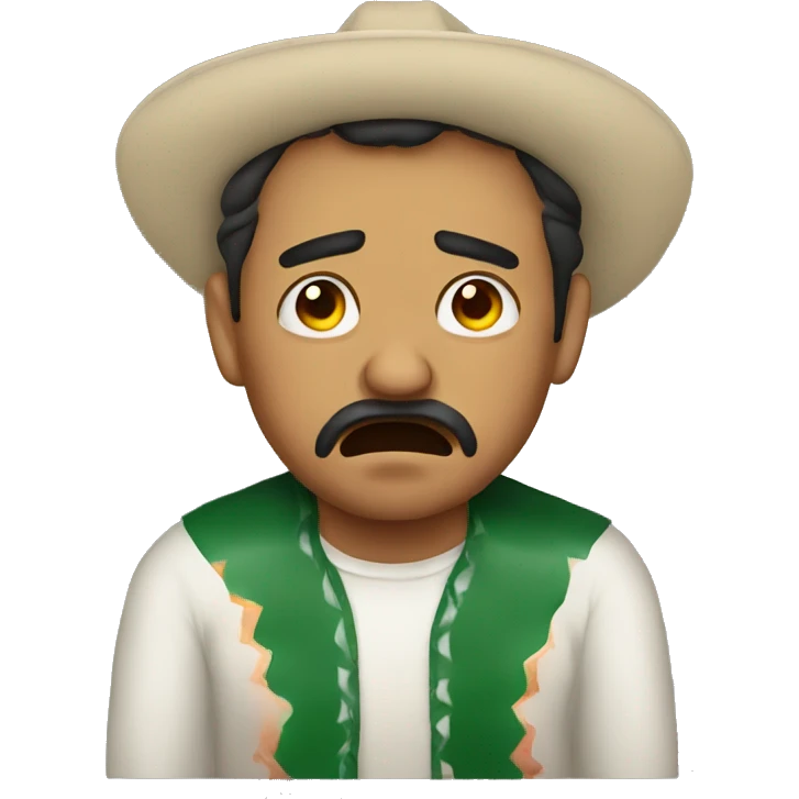 Mexican man that is crying emoji
