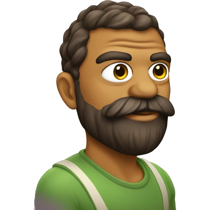 pepe with beard emoji