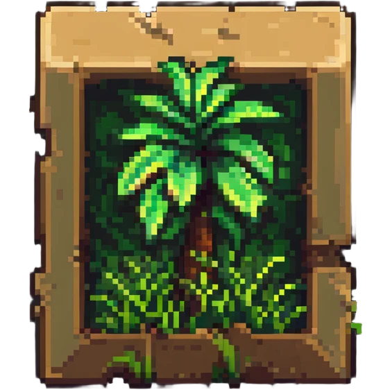 Minecraft grass block, square shape, brown and green, smooth emoji