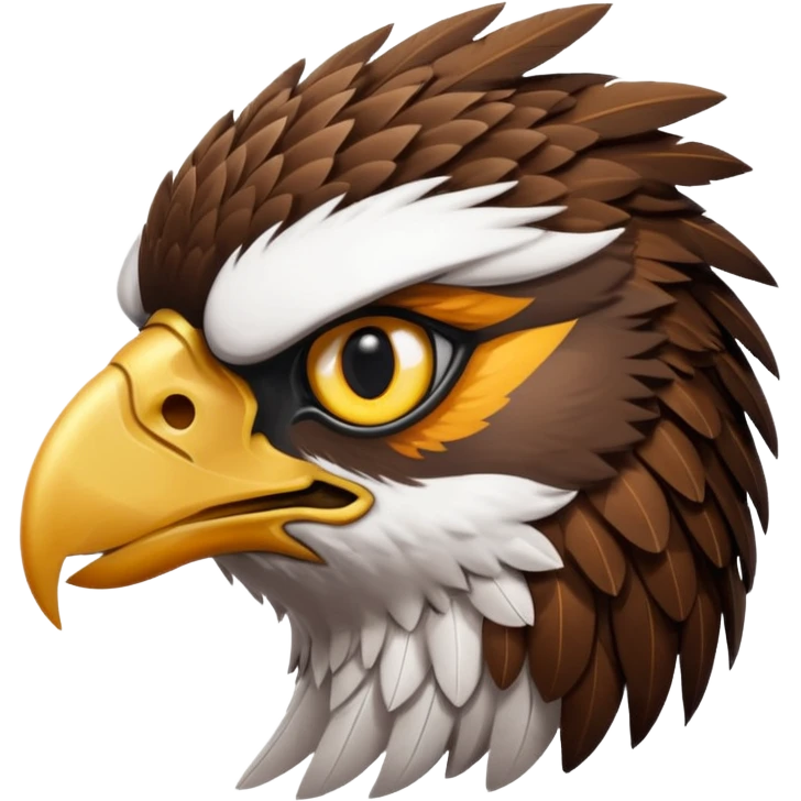 Cabeza de Alcón malvado emoji