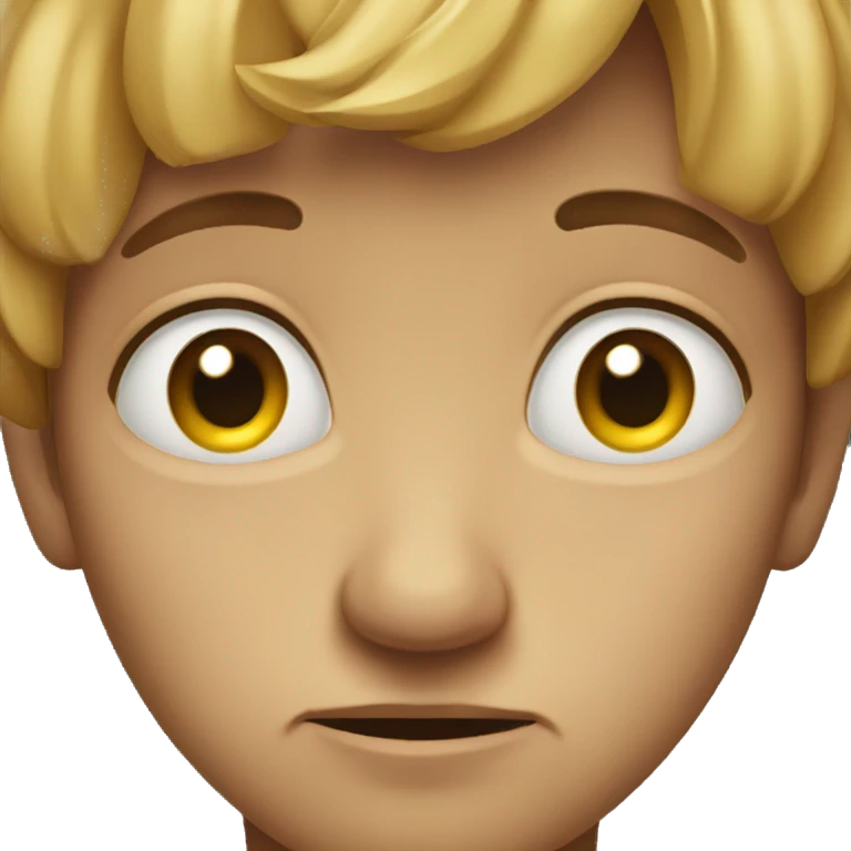 sad eyes with a little smirk emoji