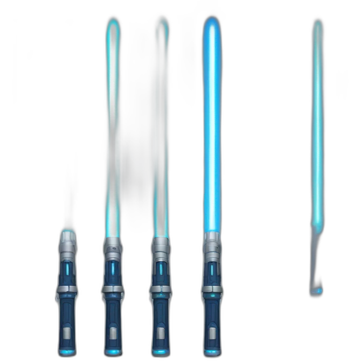 Star Wars lightsaber blue emoji