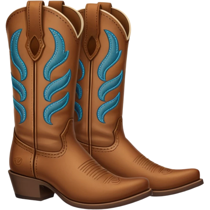 Cowboy boots emoji