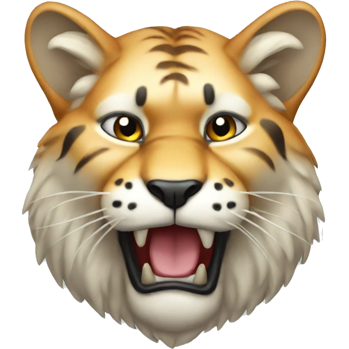 big cat head  emoji