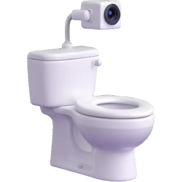 toilet with camera on head, skibidi toilet cameraman emoji