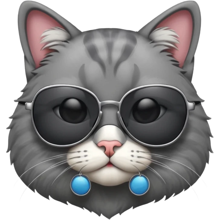 Cat wearing sunglasses emoji