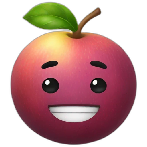 fruit with face emoji