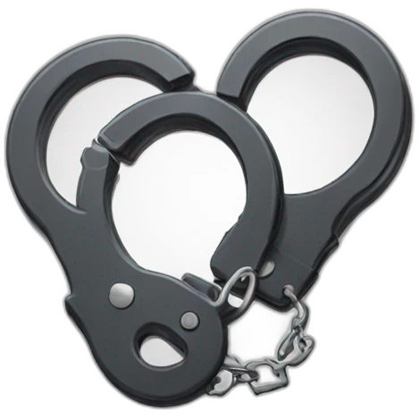police handcuffs emoji