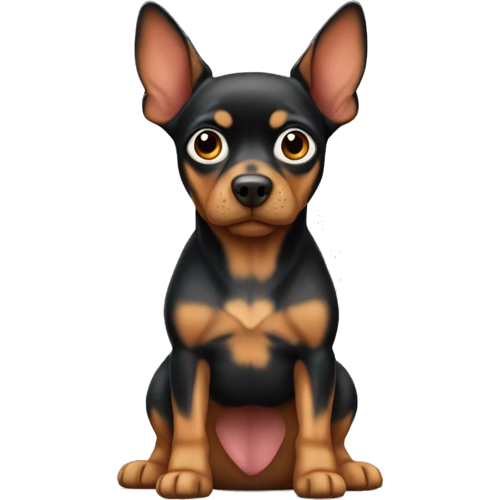 German pincher no tail emoji