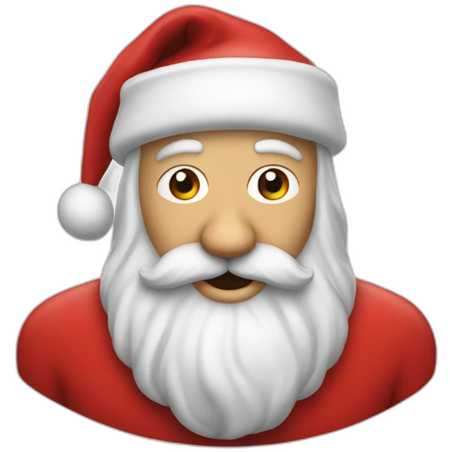 a photo of Santa klays emoji