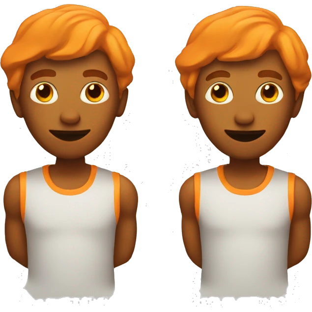orange man emoji
