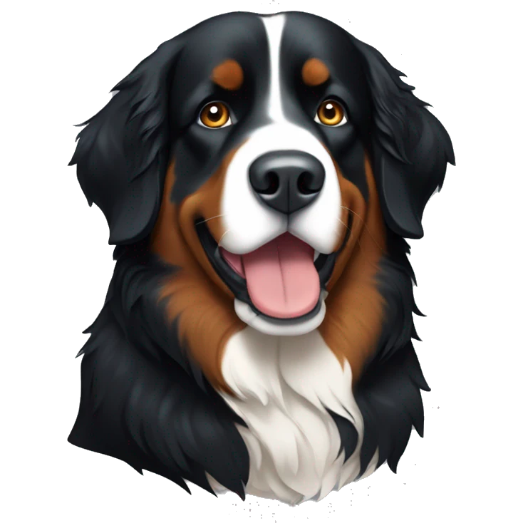 Bernese mountain dog emoji