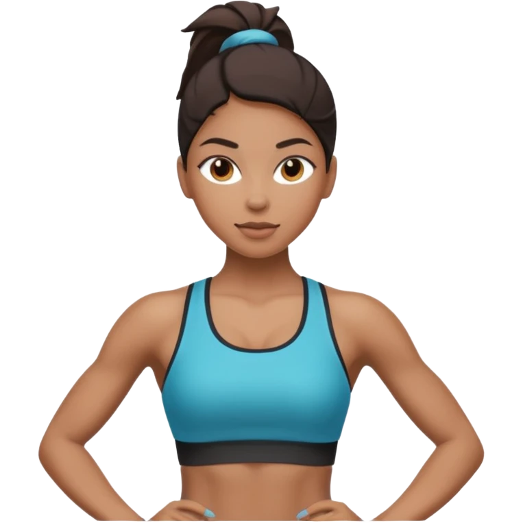 fitness woman emoji