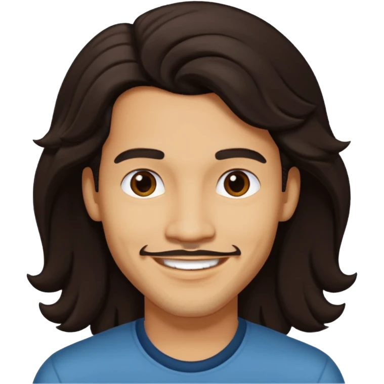 Bobby DeBarge (1956-1995) with long dark brown hair emoji