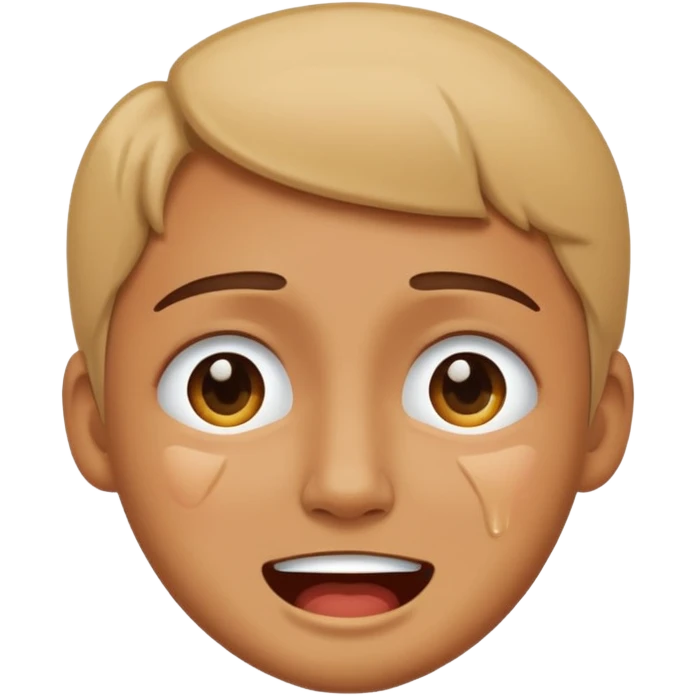 Crying smiling  emoji