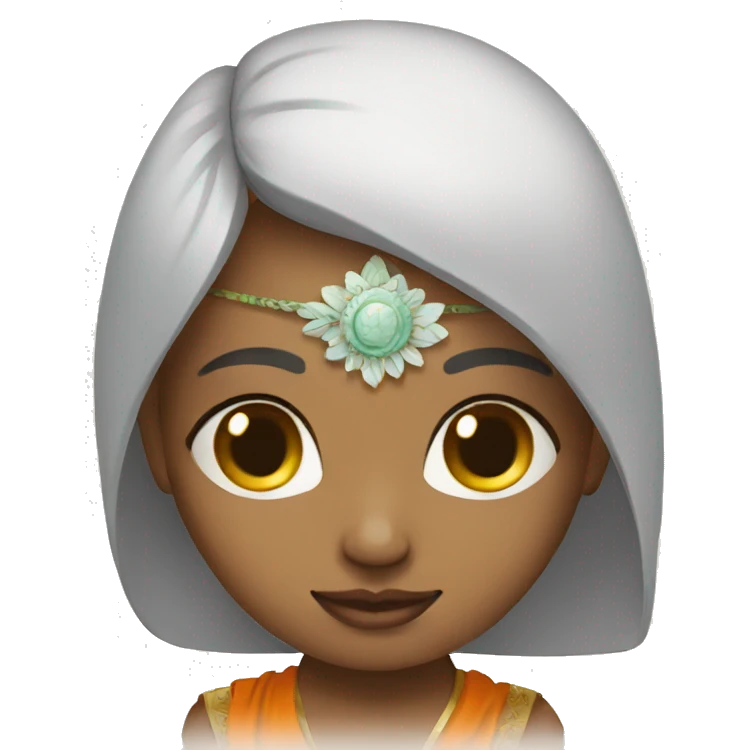 Prayer woman Hindu emoji