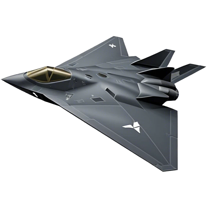 F-117 Nighthawk - Lockheed Martin (Stealth Grey) emoji