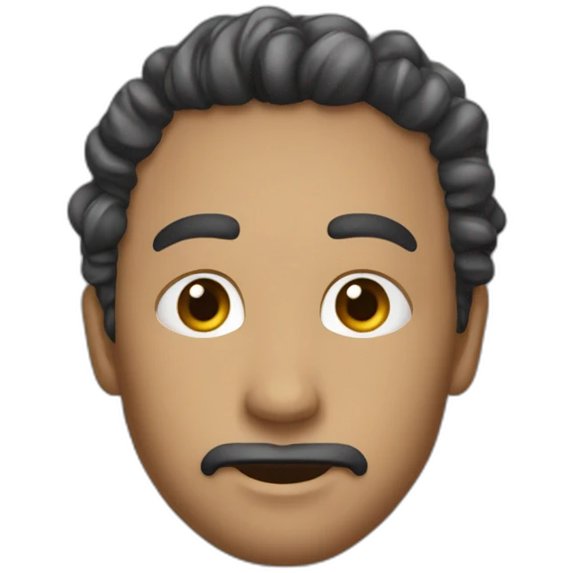 Espion cheveux bouclés emoji
