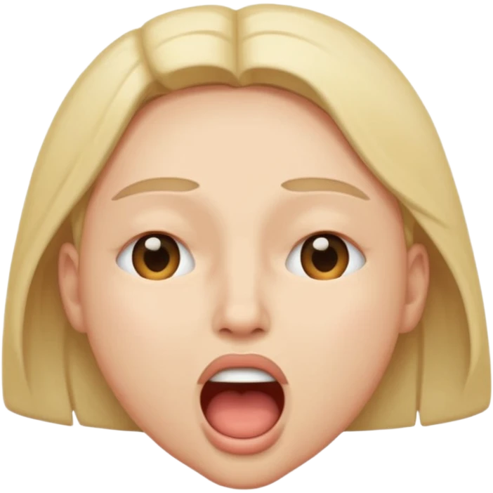 eyes close with mouth open emoji