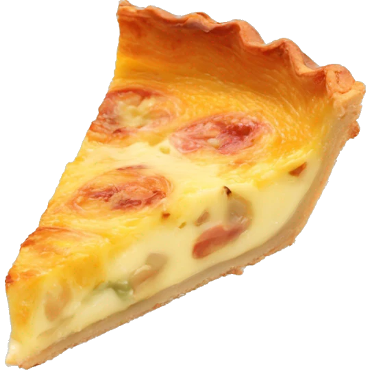 Quiche lorraine slice emoji