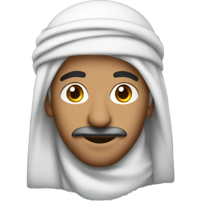 arab man in a plane emoji