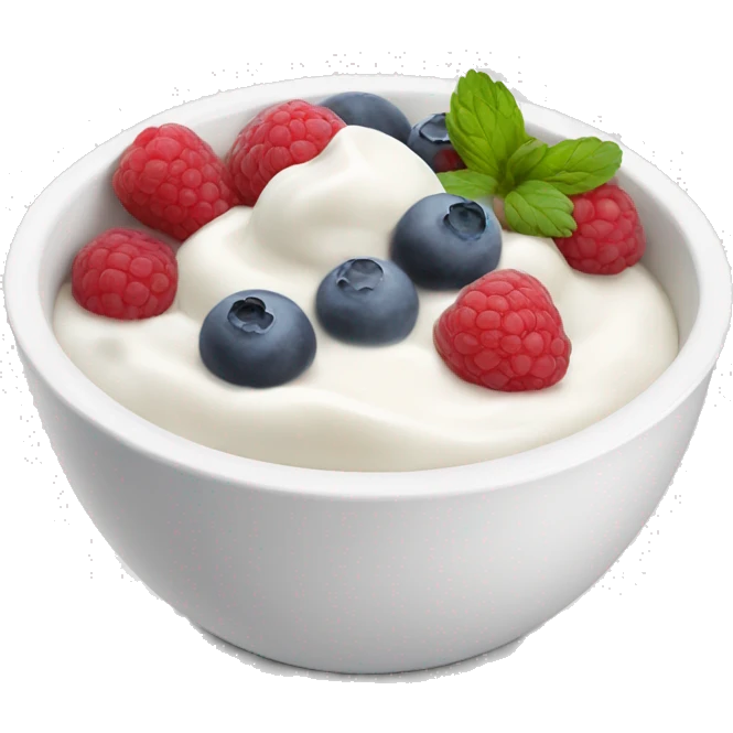 Yogurt bowl emoji