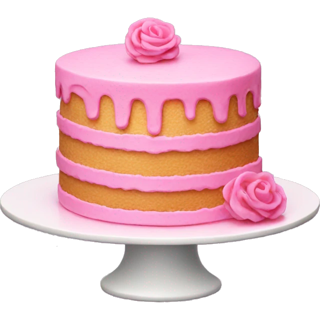 Pink cake emoji