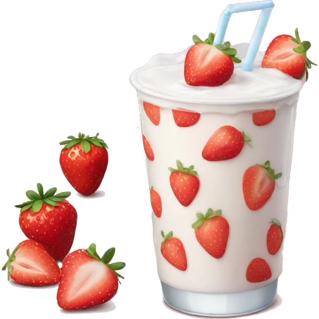 strawberry pack milk emoji